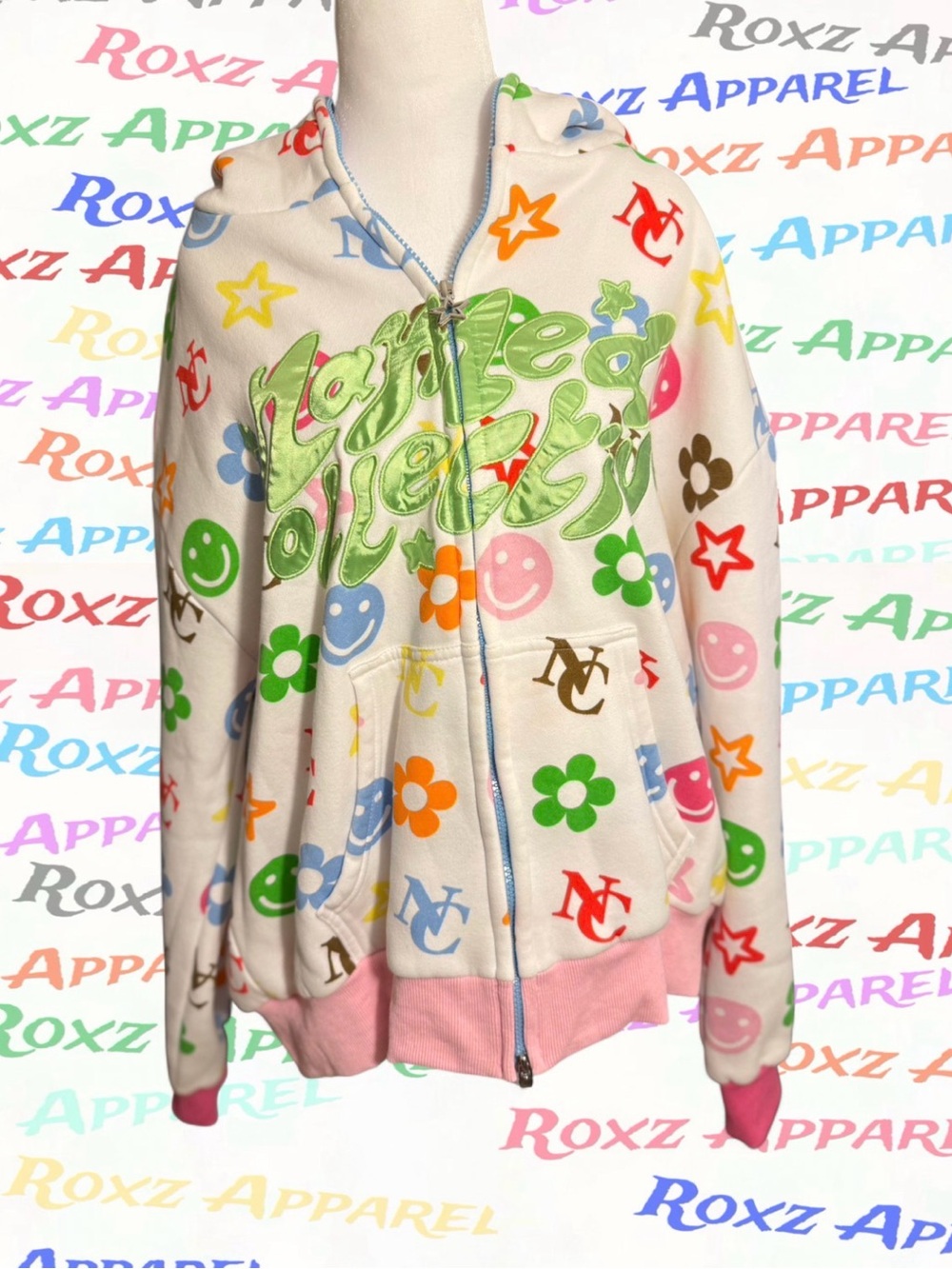 Named Collective- Icon “Acid” Zip Hoodie